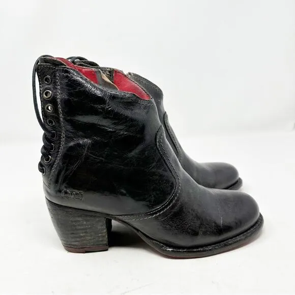 BED STU Xena Black Rustic Boots NWT in Size 6