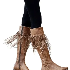 BedStu Hoplia Fringe Trim Riding Boot 9, NEW!