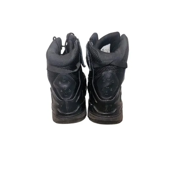 Belville Tactical Research Ultralite Leather 8 Black Combat Boots Zipper