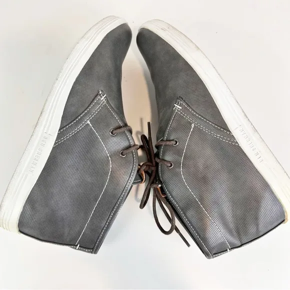 Ben Sherman Preston Chukka BNM00137 Mens 9 Gray Faux Leather Chukkas Boots