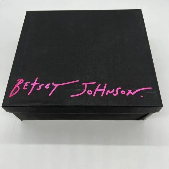 Betsey Johnson Riverr Jeweled heel boots size varies NIB