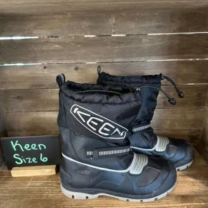 Big Kids Keen Snow Troll Waterproof Insulated Mid‎ Winter Boots Size 6 Y GUC