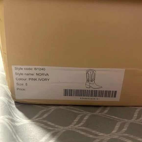 Billini Norva Boots PINK IVORY NEW Women’s 8