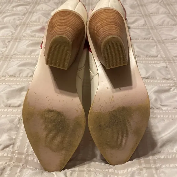 Billini SAYURI Ivory Metallic Tall Western Fashion Boots