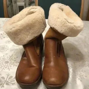 Bionica Rumer leather wheeling fold over boots