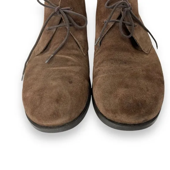 Birkenstock Flen Mocha Brown Suede Leather Lace-Up Ankle Chukka Boot Shoe 13 US