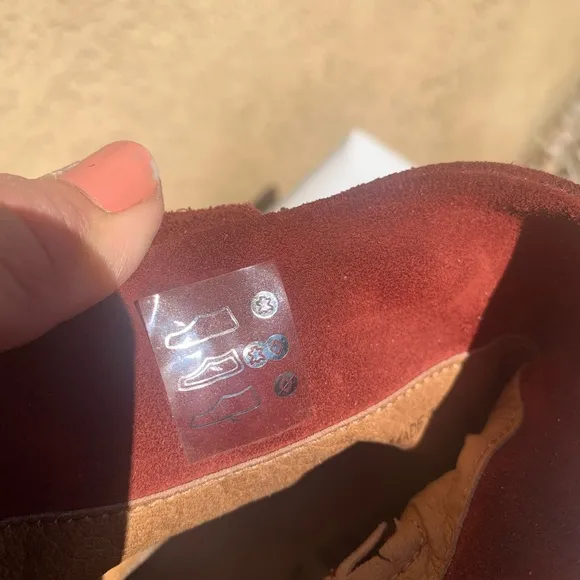 Birkenstock Luton port wine suede boots size 37 L