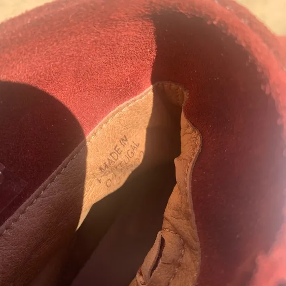 Birkenstock Luton port wine suede boots size 37 L