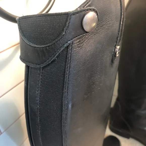 Black Dressage Riding Boots