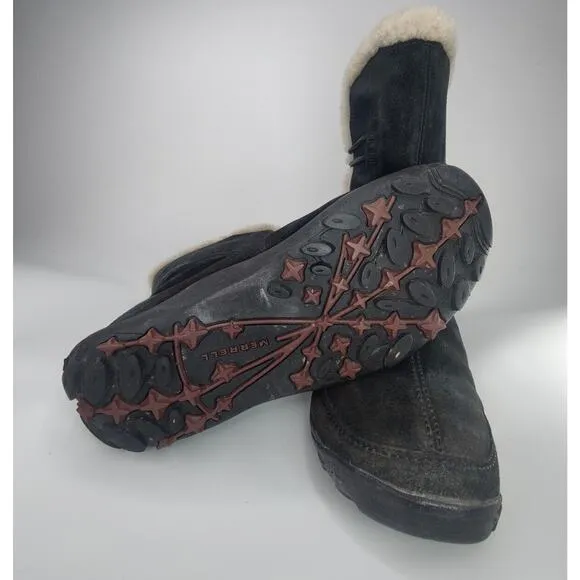 Black Merrell Waterproof Boots Sz 8.5