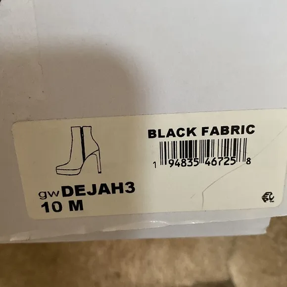 Black Platform GUESS DEJAH3 Booties