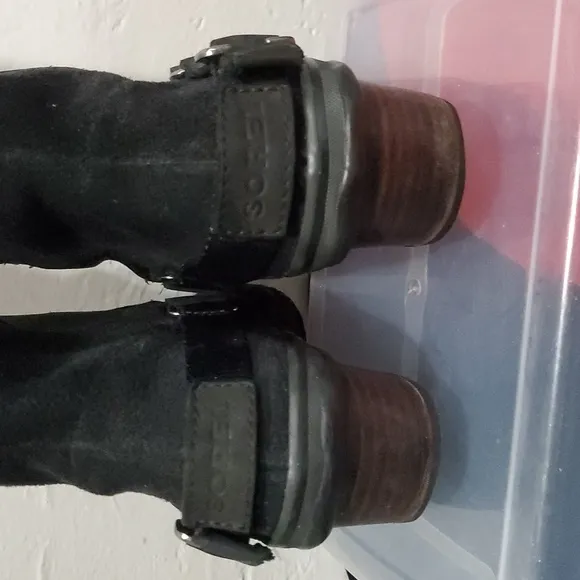Black Slimpack Slimboot Tall Riding Boots Size 9