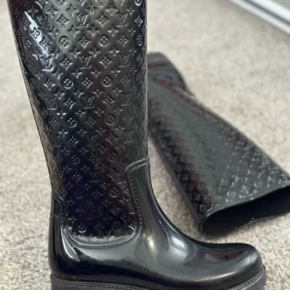 Black Women's Rain Boots