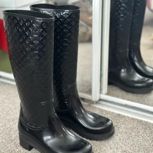 Black Women's Rain Boots