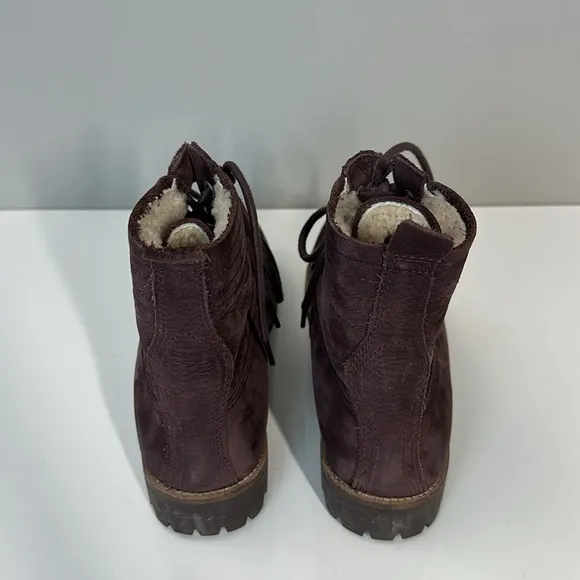 BLACKSTONE OL-22 Fudge Lace Up Combat Boots Size 39(9)