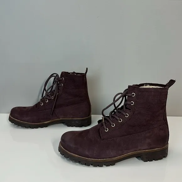 BLACKSTONE OL-22 Fudge Lace Up Combat Boots Size 39(9)