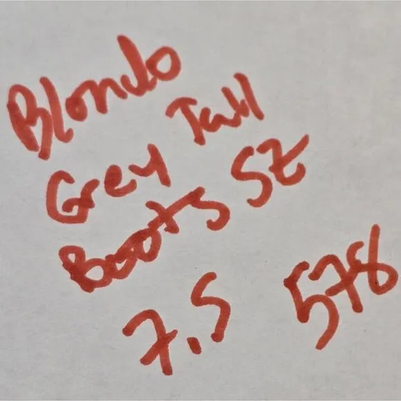 Blondo B6938 635 Nada Suede Knee High Waterproof Boots Gray Size 7.5 New!
