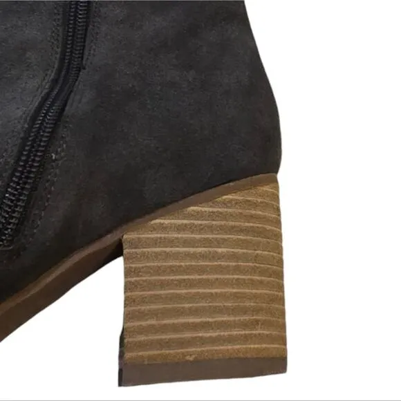 Blondo B6938 635 Nada Suede Knee High Waterproof Boots Gray Size 7.5 New!
