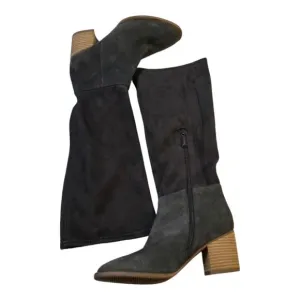 Blondo B6938 635 Nada Suede Knee High Waterproof Boots Gray Size 7.5 New!