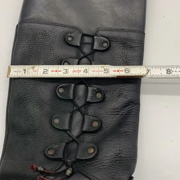 Blondo Black Leather Knee Hight Boots size 38 (us 7)