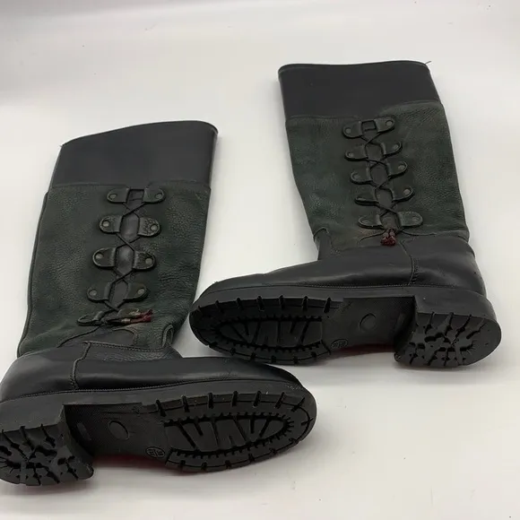 Blondo Black Leather Knee Hight Boots size 38 (us 7)