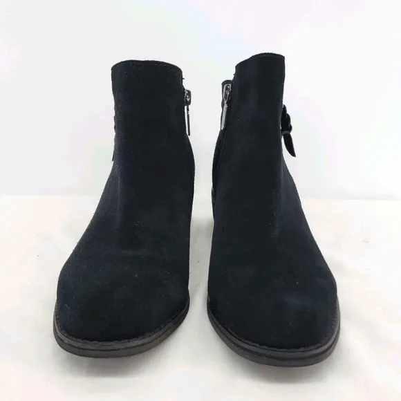 Blondo Linda Suede Waterproof Bootie in Black Size 8.5