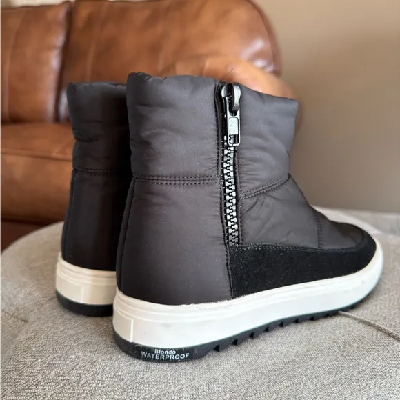 Blondo Samarie Waterproof Quilted Platform Boots - Size 7