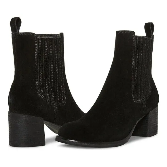Blondo Sonali Boots Black Suede Waterproof Women’s Size 9.5 New