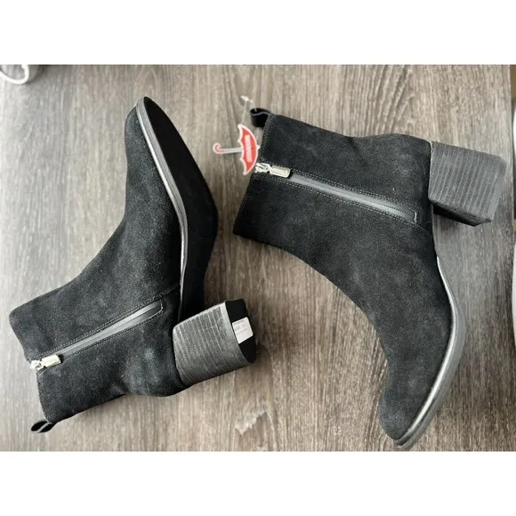 Blondo Sonali Boots Black Suede Waterproof Women’s Size 9.5 New