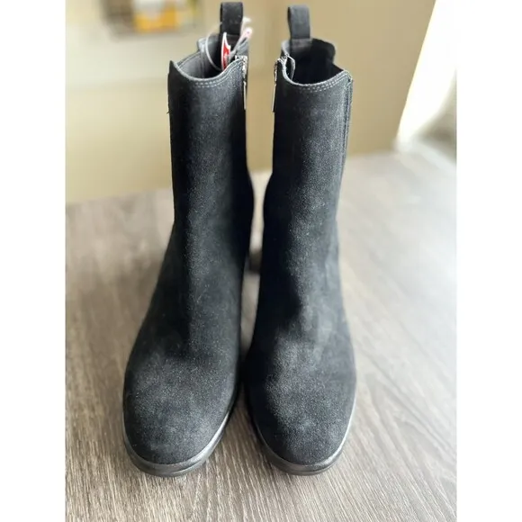 Blondo Sonali Boots Black Suede Waterproof Women’s Size 9.5 New
