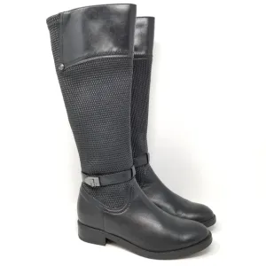 Blondo Tall Leather Enya Riding Boots Black 7