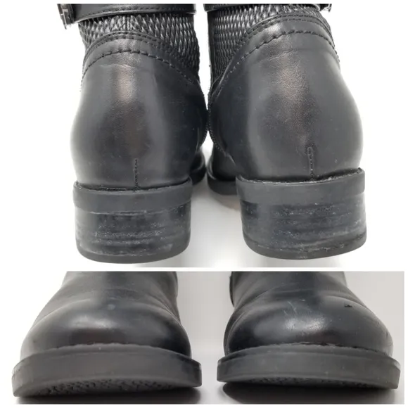 Blondo Tall Leather Enya Riding Boots Black 7