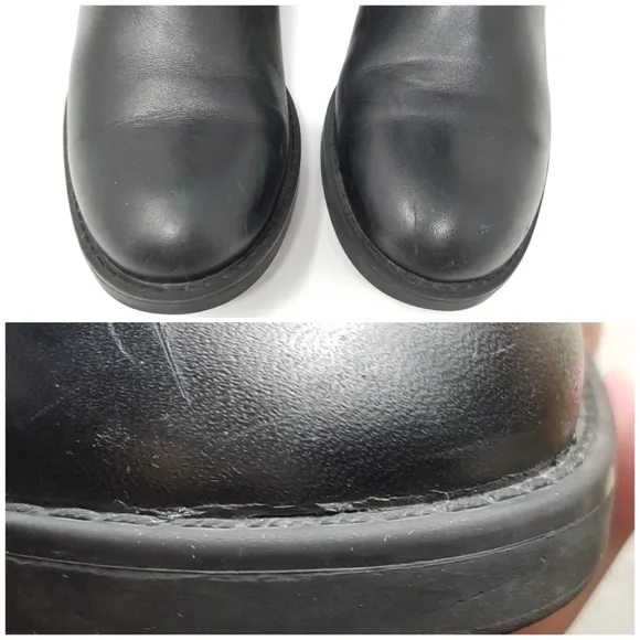 Blondo Tall Leather Enya Riding Boots Black 7