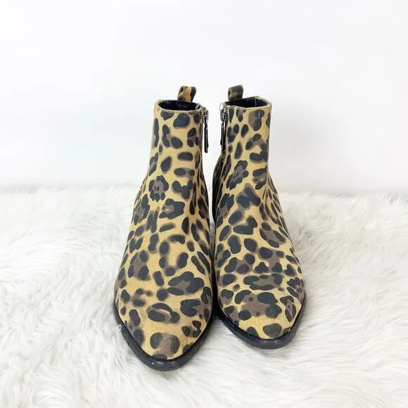 Blondo Waterproof 8.5 M Womens Animal Cheetah Print Leather Elvina Boots