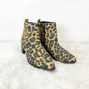 Blondo Waterproof 8.5 M Womens Animal Cheetah Print Leather Elvina Boots
