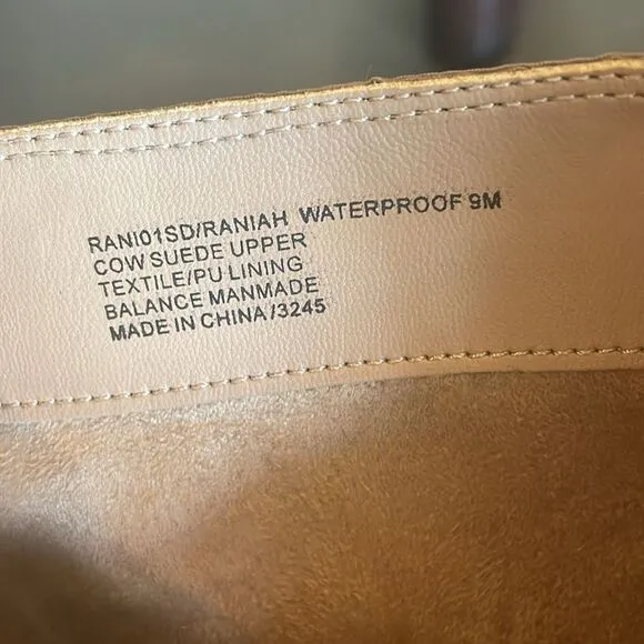 Blondo Raniah Suede Taupe Boots size 9M