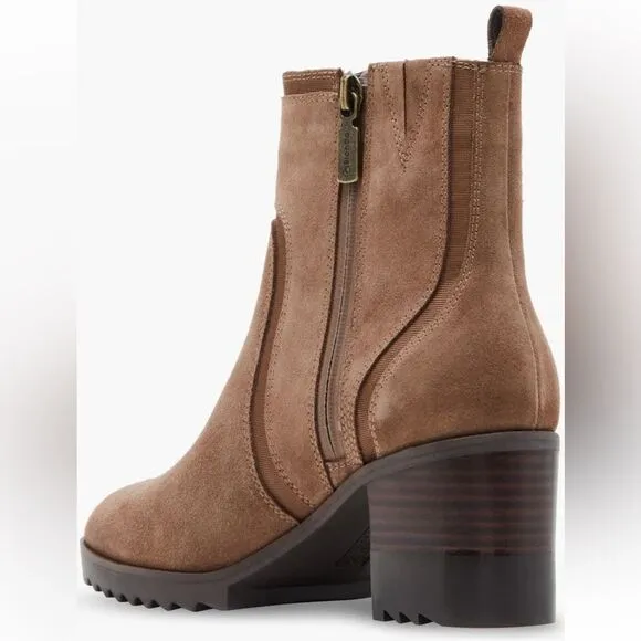 Blondo Raniah Suede Taupe Boots size 9M