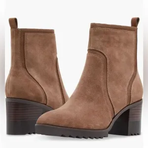 Blondo Raniah Suede Taupe Boots size 9M