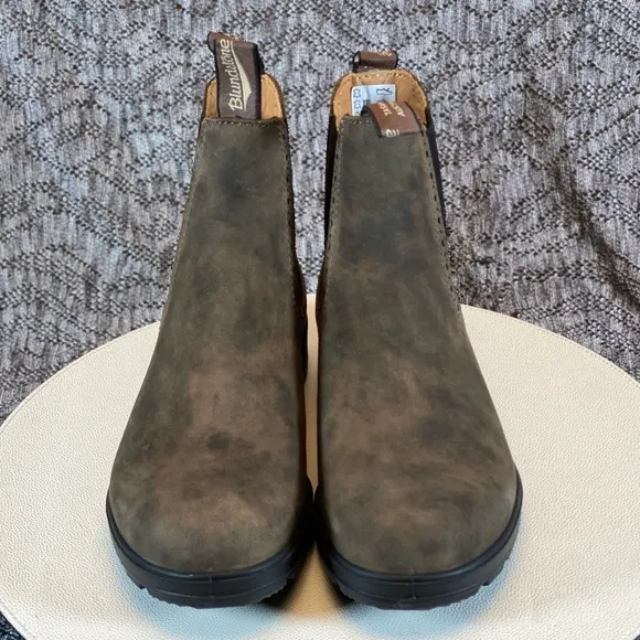 Blundstone 1351 High Top Chelsea Boots Women's 9.5 Rustic Brown