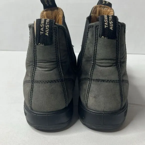 Blundstone Gray Suede Chelsea Boots Worn In  Unisex Mens Size 5 Women’s 7.5