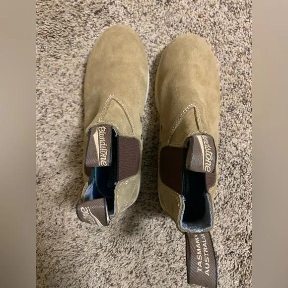 Blundstone tan suede low active Chelsea boots 3.5au 6.5us