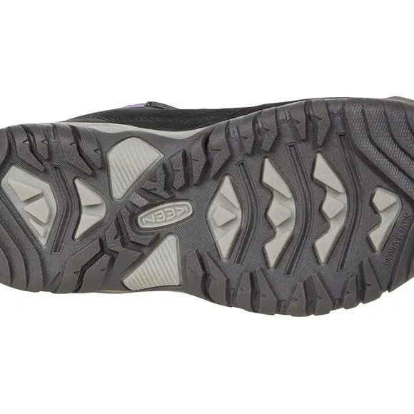 BNIB Keen Greta Waterproof Boots Big Kids' Size 4 Black/Purple