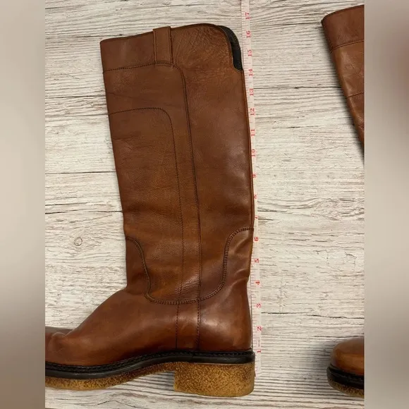 Boemos Brown Chestnut Genuine Leather Riding Boots size 37 / 6.5 - 7