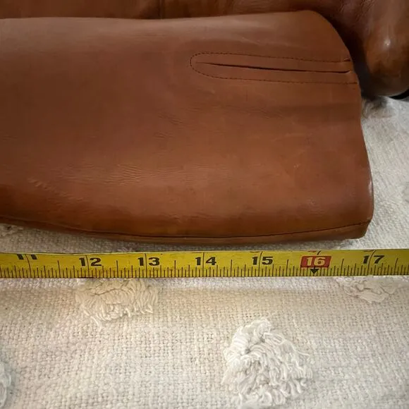 Boemos Brown Size US 6.5 Leather Tall Knee High Heeled Boots Vintage Italy 80’s