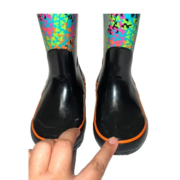 Bogs Girls Footprint Waterproof Boots