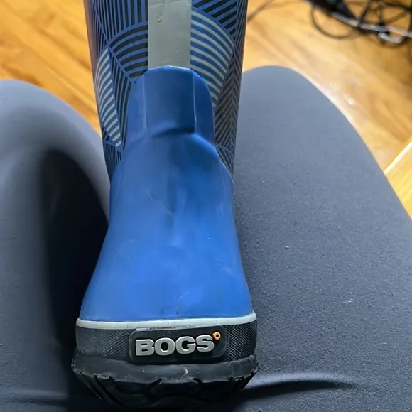 BOGS K RNBT GLO big geo print rainboot