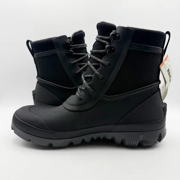 Bogs Mens Arcata Urban Lace Boots US 12M EU 45 Black Waterproof Insulated SR NIB