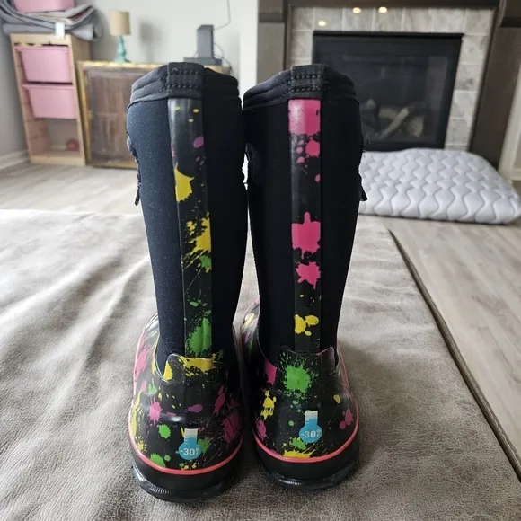 BOGS Paint Splat Waterproof Boots.