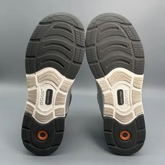 Bogs Sandstone CT Sneaker Womens 6.5 Gray Orange Lace Up Ankle Boots Shoes