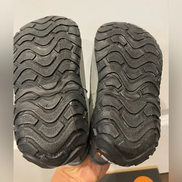 Bogs Skipper Solid Boots Waterproof Kids Size 4 Toddler Gray Rubber NEW W Box